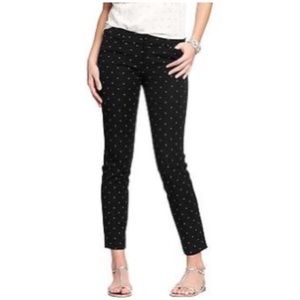 Size 16. Pixie pant. Old navy. Black polka dot.